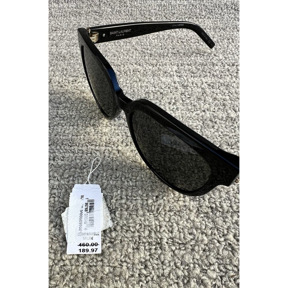 SAINT LAUREN SL M28 Women's Cat Eye Sunglasses Black Cat Eye 54 19 140 - Picture 13 of 13